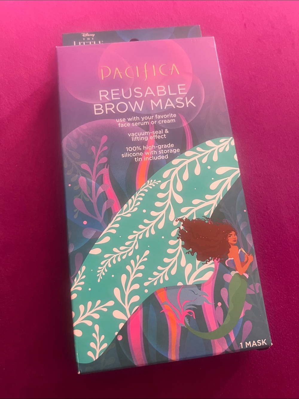 Pacifica Reusable Brow Mask — Teal, Pink & Purple Artwork